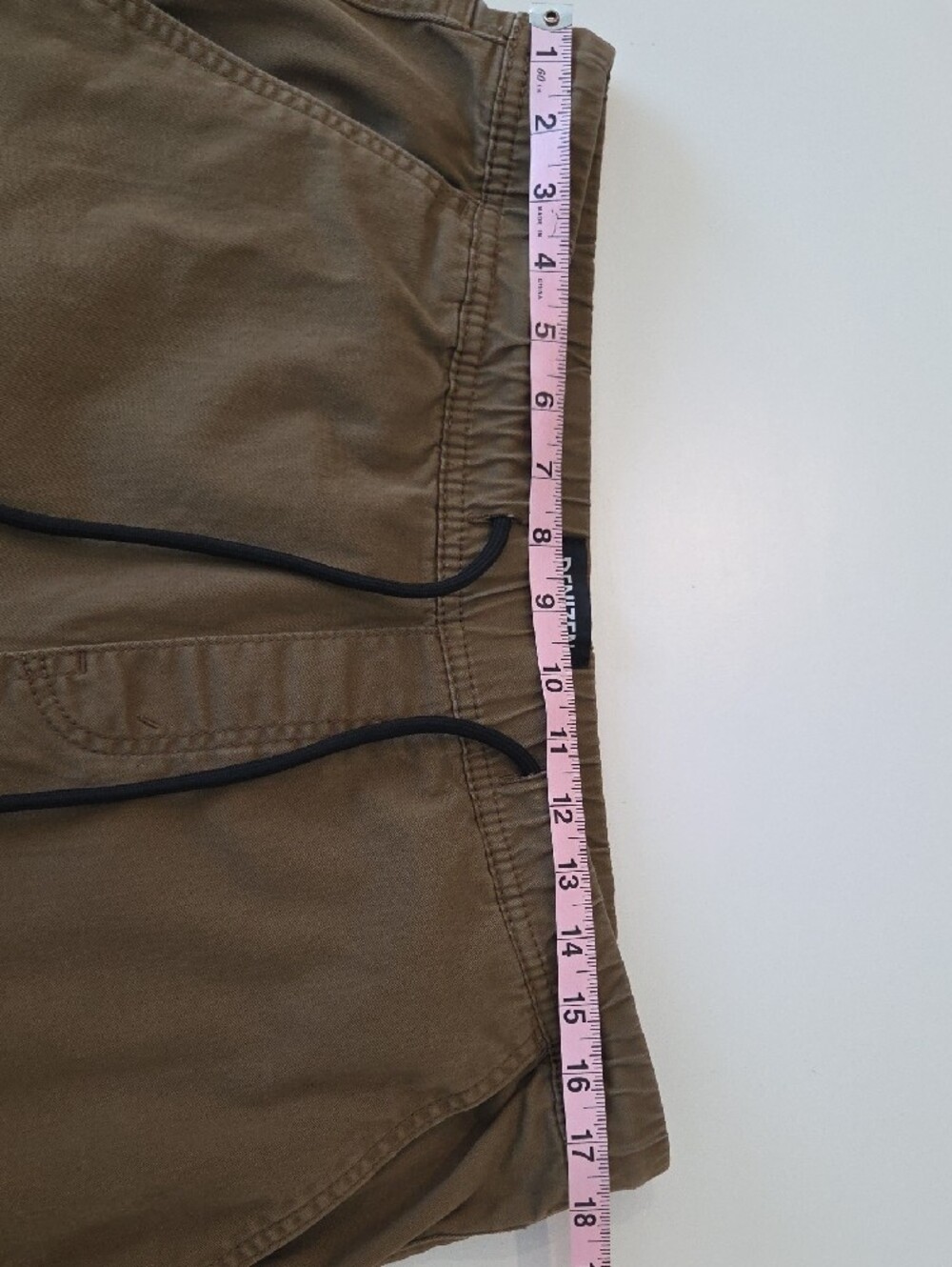 Denizen from Levi's Olive/Tan Drawstring Joggers Mens Large Brown Pants - Picture 9 of 10